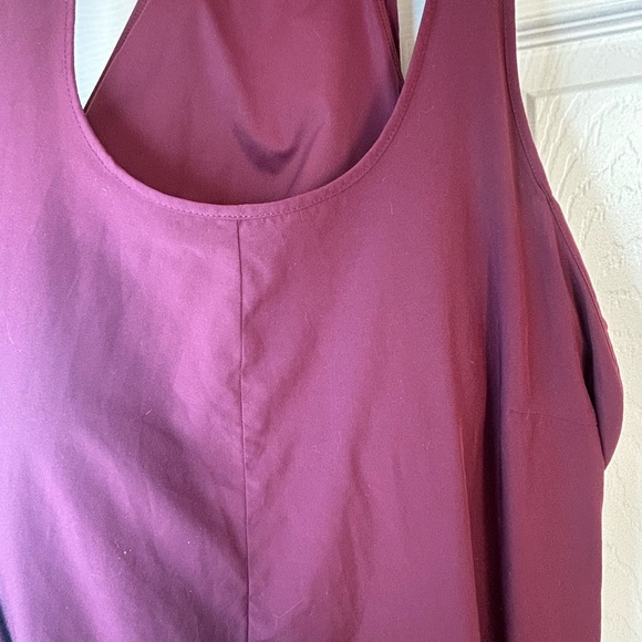 Halara Breezeful Racerback Dress Maroon - Picture 3 of 7